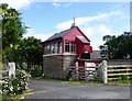Signal box 'The Crossing' at Haugh Head in NE71 6QP