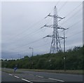 Power lines at Portobello in EH15 1DJ