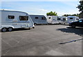 Entrance to Chipping Sodbury Caravans site in BS37 6DY