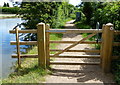 Gate along the Thames Path in OX4 4YA