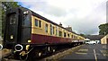 Southern Region carriages at Bellingham Heritage Centre in NE48 2DL
