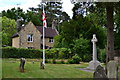 War memorial and flag in RH7 6LH