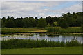Audley End: view across Place Pond to the obelisk in CB11 4JF