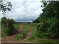 Field entrance off Marsh Hallow in Hollington