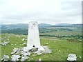 Moel Penderyn trig pillar in CF44 9JR