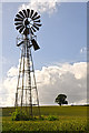 East Devon : Wind Pump & Field in EX5 5HH