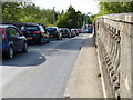 Heavy traffic on the Swinford Toll Bridge in OX29 4BX