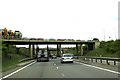 The A34 runs under a slip road to the M4 in RG14 3BU