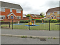 Children's play area in Morgan Drive in IP1 5JE