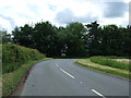 Sharp bend in Market Rasen Road (B1202) in Holton cum Beckering