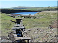 Leat feeding a reservoir at Nenthead mines in CA9 3AG