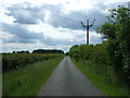 Minor road towards Apley in Apley