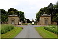 Entrance to Newby Hall in HG4 5AJ