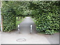 Entrance to Stamford Park, Altrincham in WA15 8RY