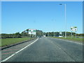 A79 nears Monktonhead roundabout in KA9 1UJ