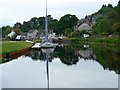 The Crinan Canal - approaching No 4 Lock in Ardrishaig