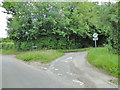 Cheney's Lane meets Spicer's Lane, Forncett St. Mary in NR16 1JJ