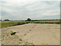 A large concrete hardstanding south of Bracon Ash in NR16 1BJ