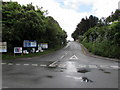 Road through Pentood Enterprise Park, Cardigan in SA43 3NG