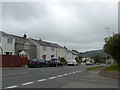 Houses on the A487 at Bow Street in SY24 5AT