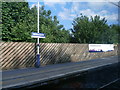 Platform at Wilmslow train Station in SK9 2GZ