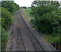 Railway line at Alrewas in DE13 7AX