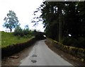 Stone bridge over road near Old Blair in PH18 5TJ