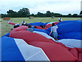 Packing up a hot air balloon in TN22 5XP