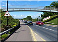 Footbridge across the A5189, Stapenhill in DE15 9DL