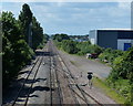 Railway line in Burton upon Trent in DE14 3PZ