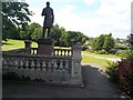 Joseph Locke Statue in Locke Park in S70 6RH