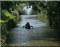 Canoeists on the Trent & Mersey Canal in DE13 8HH