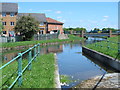 Slipway on the New River north of Turnford Pumping Station in EN10 6FU