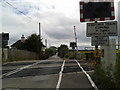 Level crossing just south of Athelney in TA7 0SE