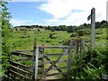 Gate on footpath to Arnside Knott in LA5 0EY