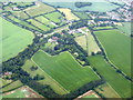 Cheverell's Green from the air in AL3 8AA