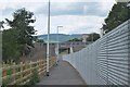 Path alongside the Borders Railway, Galashiels in TD1 3HJ