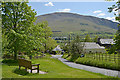 View over Threlkeld rooftops in CA12 4AL