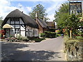 Thatched houses in Wootton Rivers in Wootton Rivers