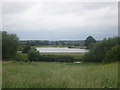 Willington gravel pits across the River Trent in South Derbyshire District