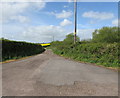 Side road to a gas station west of Ashe Ingen Court Farm in HR9 6QJ