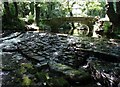 The old packhorse bridge in The Rivelin Valley in S10 5AF