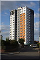 Tower block from Marine Terrace, Waterloo in L22 5PR