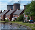 New housing along the Trent & Mersey Canal in WS15 1LQ