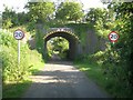 Dodford: Brockhall lane railway bridge in Dodford