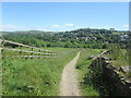 Bridleway towards Station Road, Broadley in OL12 6BH