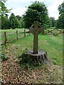 Celtic Cross outside the churchyard in SN15 4LG