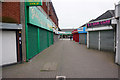 Shopping alley in Longsight in M12 5GJ