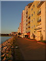 Apartments on the waterfront at Holes Bay in BH15 2AL