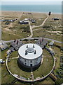 Dungeness: the Round House from above in TN29 9NB